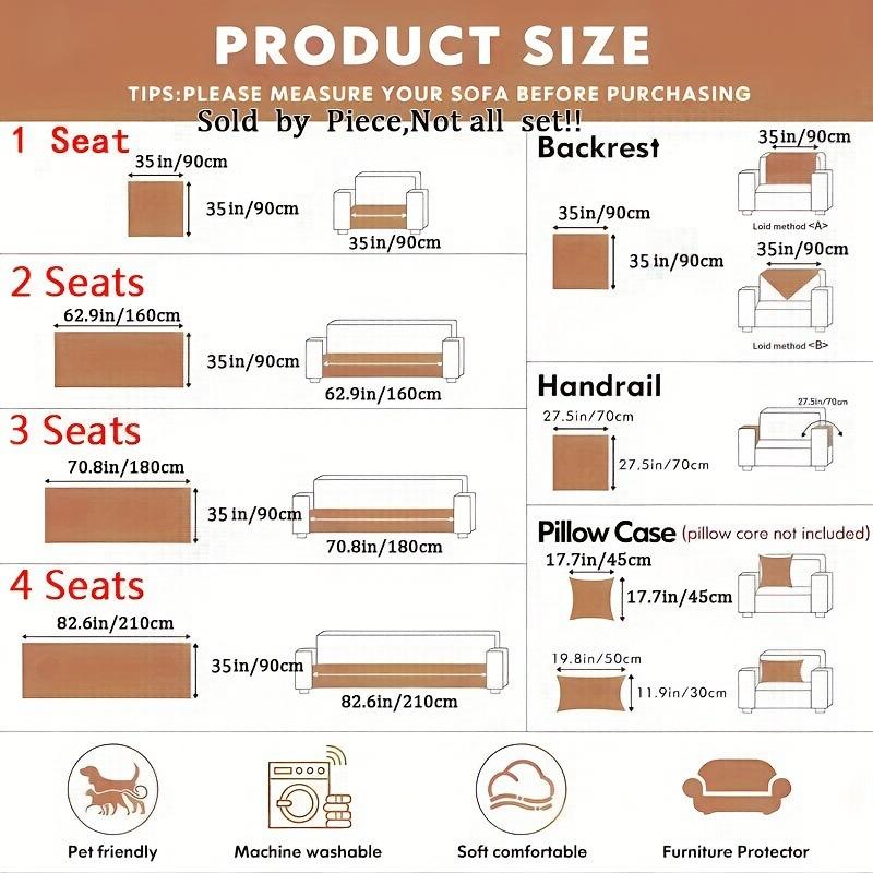 Spezielle Chenille Leichter Luxus High-End Sofakissen Neu Ganzjahres Universell Rutschfestes Sofakissen