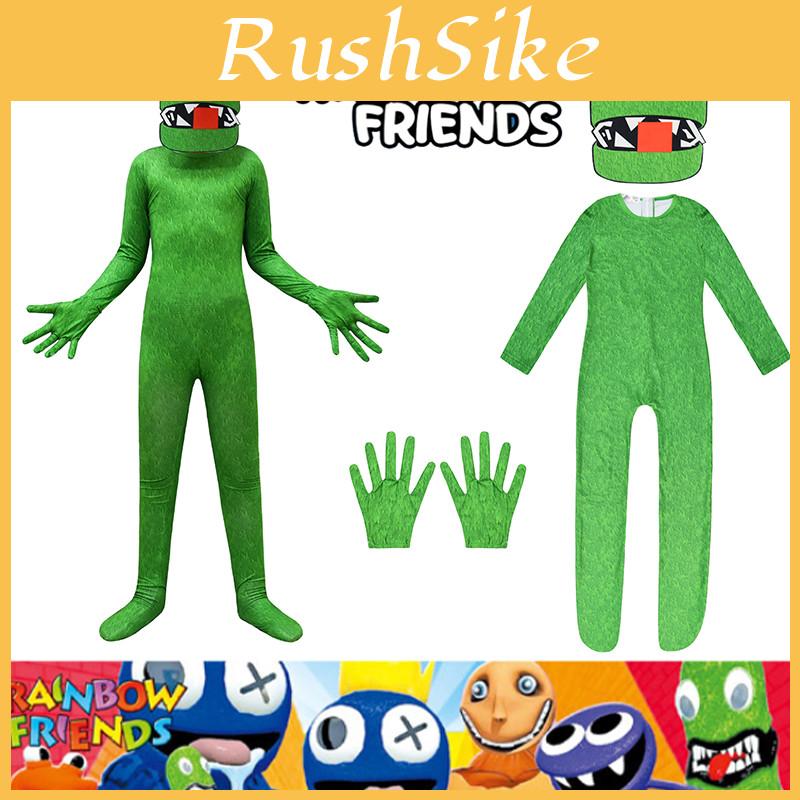 Roblox Rainbow Friends Grün Cosplay Kostüm Für Kinder Und Erwachsene