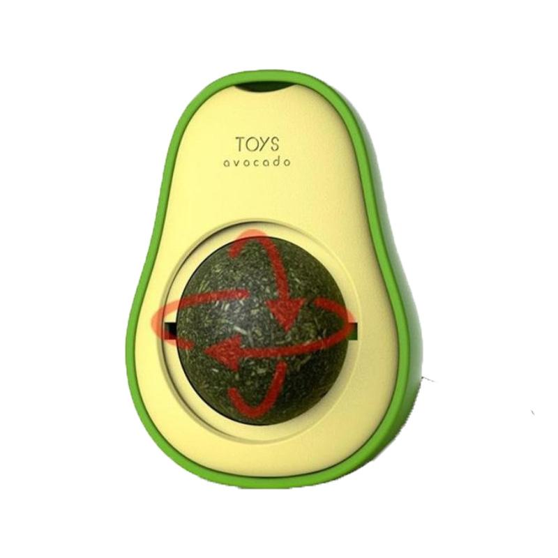 Natural Catnip Healthy Pet Cat Toy Wall Stick-on Ball Cats Teeth Cleaning Catnip Ball Toys Cat Snacks Kitten Cat Catnip Toy