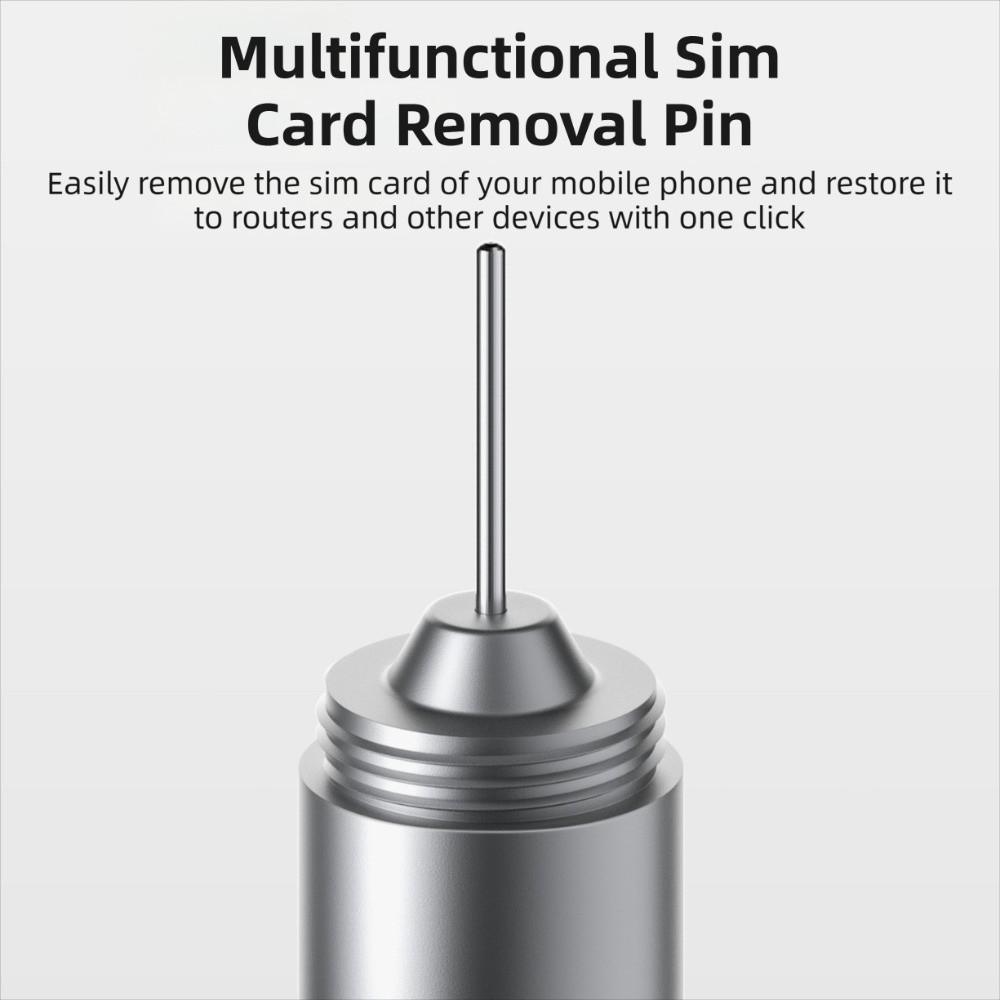 3 In 1 SIM Card Ejector Pin Keychain Portable Package Opener Multi-functional Universal Box Parcel Opener Mobile Phone Headphone