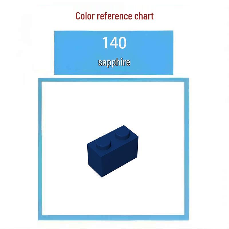 50g MOC 92948 2x2 Slope Panel Interlocking Blocks (Compatible) Standard сапфировый