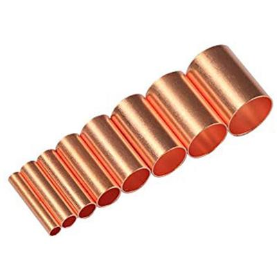 250Pcs 7 Size Wire Ferrules Kit Straight Tube Copper Copper Crimp Connector Boxed Non Insulated Terminal Assortment Kit