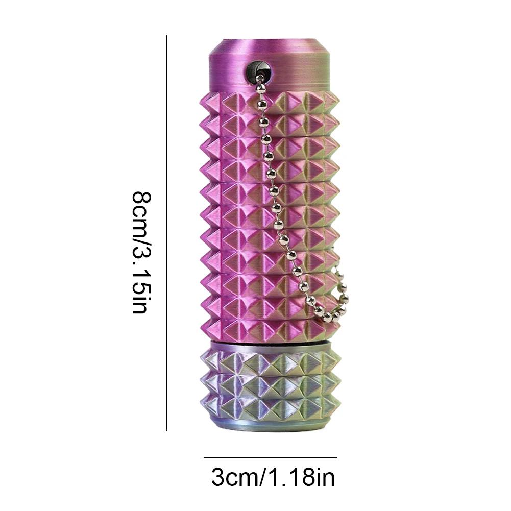 3D Printed Little Spiky Sensory Roller Toys Stress Relief Spiky Stim Tactile Keychain Mini Grippie Fidget Toys Keychain Pendant