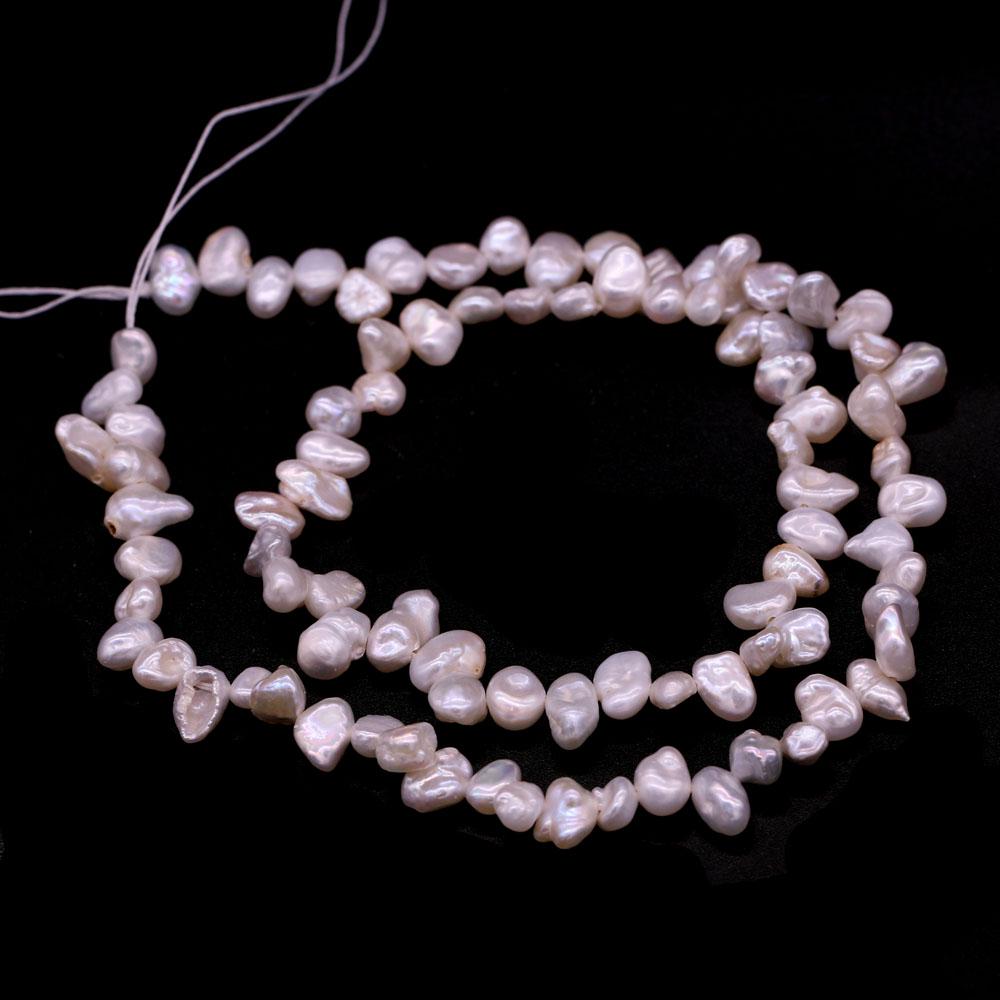 

1String, Natural Freshwater Pearls, 5-7mm Regenerated Pearl Beads for Jewelry Making DIY Crafts, Wedding Gifts for Women, 36cm 1String/5-7mm-36cm