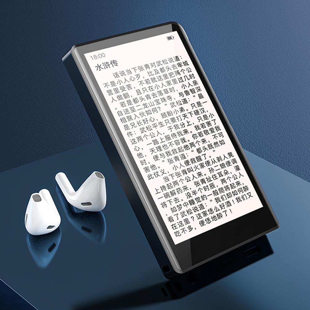 RUIZU H9 Bluetooth MP3 MP4 Player 3,8-calowy ekran dotykowy Metalowy bezstratny odtwarzacz muzyki z wbudowanym głośnikiem Obsługa karty TF