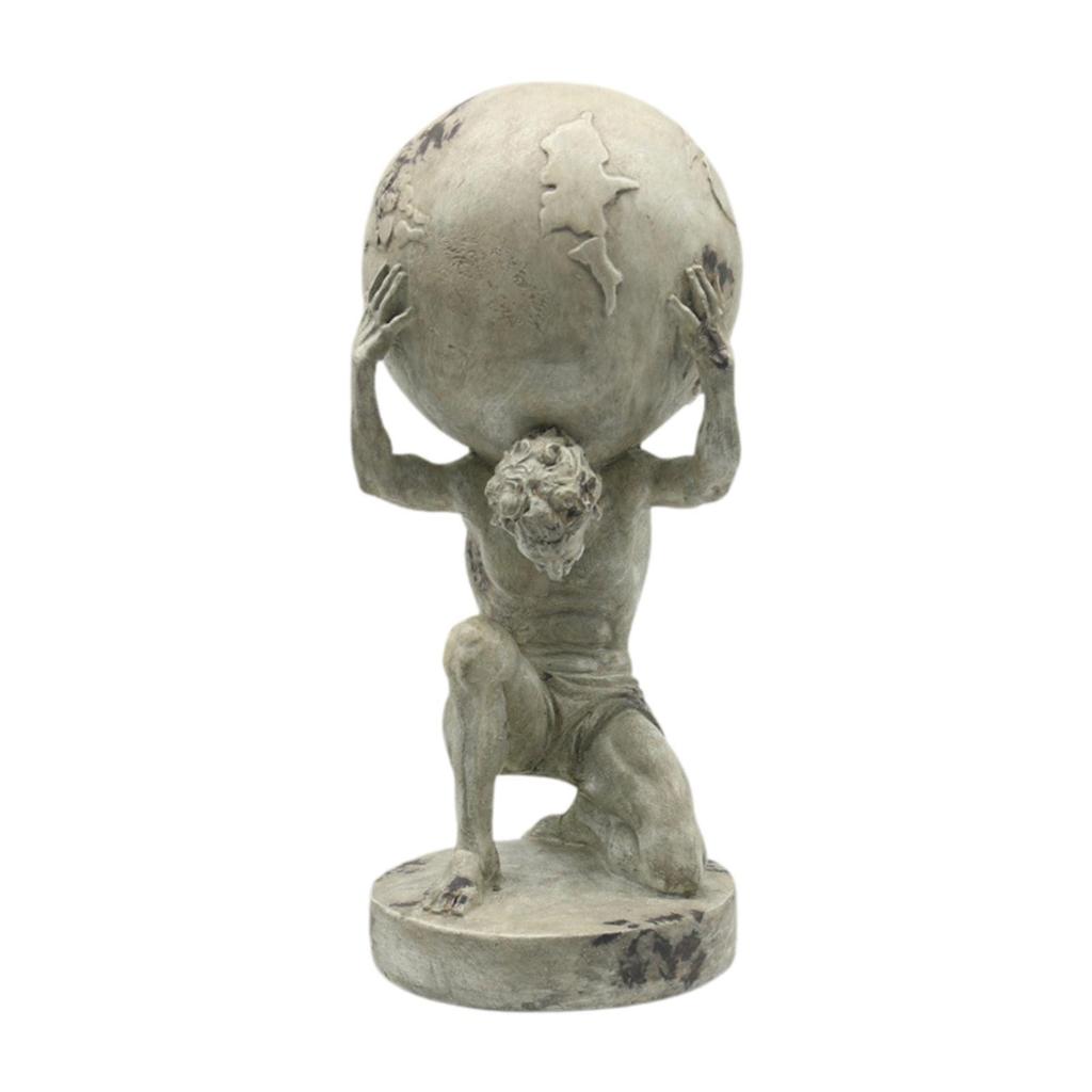 Soška Titan Figurka Starověký Artefakt Ozdoba Sisyfova Socha Socha Zlatá Socha Řeckého Titána Socha Bohů Dekor