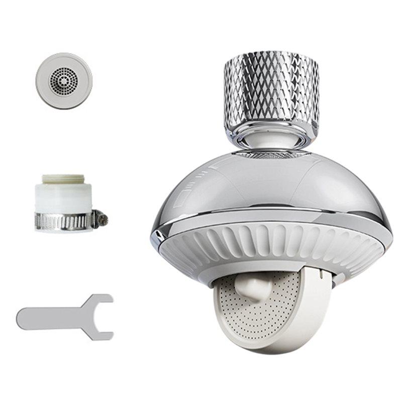 

ABWR-Kitchen Faucet Head Replacement Mini UFO-Shaped Wide Rinse Area Anti-Splash 360° Rotatable Sink Faucet Aerator