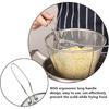 1Pc Stainless Steel Fry Basket with Handle, Round Wire Fry Basket, Steel French Fry Chip Basket (7.1 Inch)