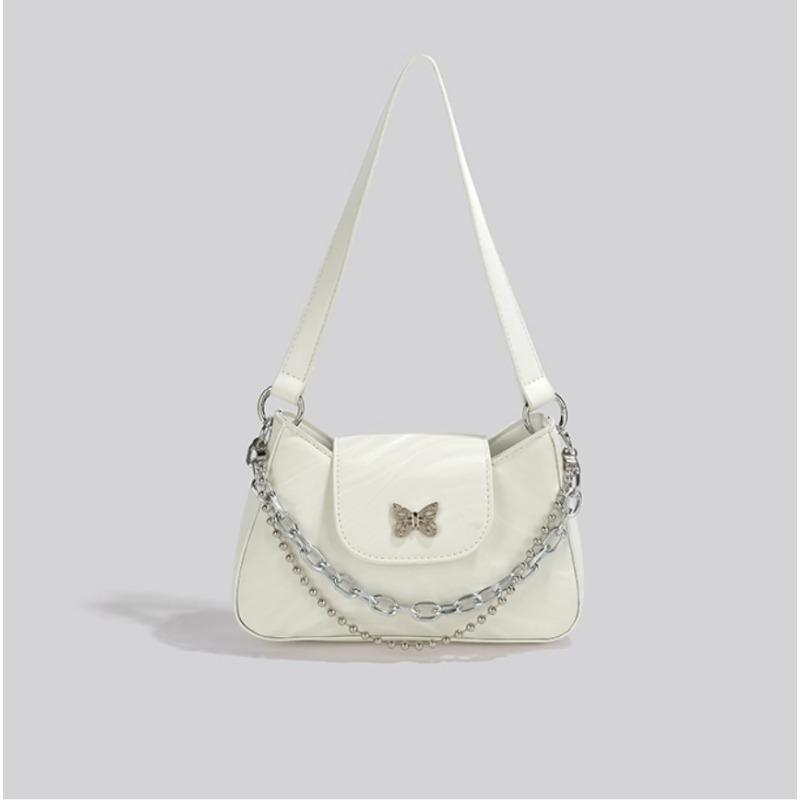 

Сумка под мышкой Сумка с цепочкой-бантом Новая наплечная сумка белый