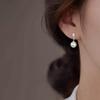 2026 New Style 925 Sterling Silver Tassel Pearl & Water Drop Zircon Stud Earrings for Women