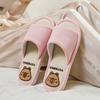 Fashion Capybara Summer Women Slippers Cute Cartoon Home Slippers Comfortable Platform Ladies Fashion Linen Indoor Slipper Wholesale