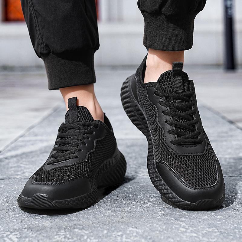 Men's Sneakers 2024 New Men's Running Shoes Outdoor Anti-skid Sports Running Shoes Fashion Men's Sports Shoes Mesh Shoes