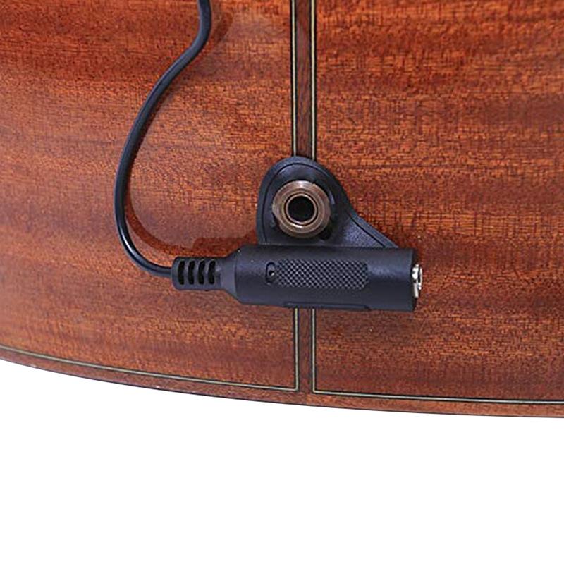 Contact 6.35 Microphone Piezo Pickup For Acoustic Guitar Microphone Pickup Cello Banjo Ukulele Lute Mandolin Violin Mic Pickup