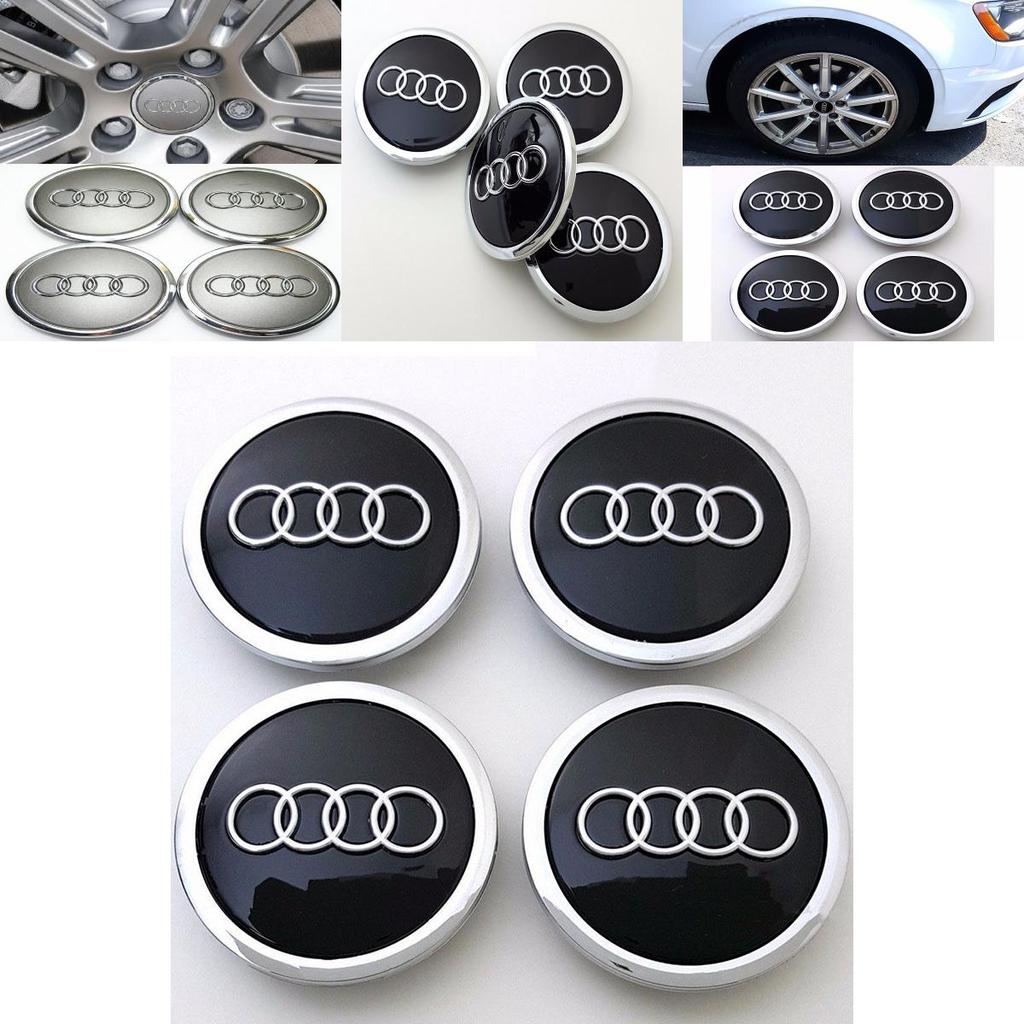 Center For Wheel Cap Car Emblem Badge Logo Cover Hub Grey 4pcsset 69mm