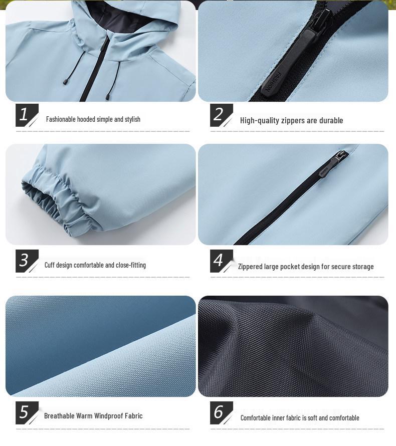 DJI Custom Logo Windjack - Bedrijfsteamkleding Outdoor Winddichte Jas voor Herfst/Winter