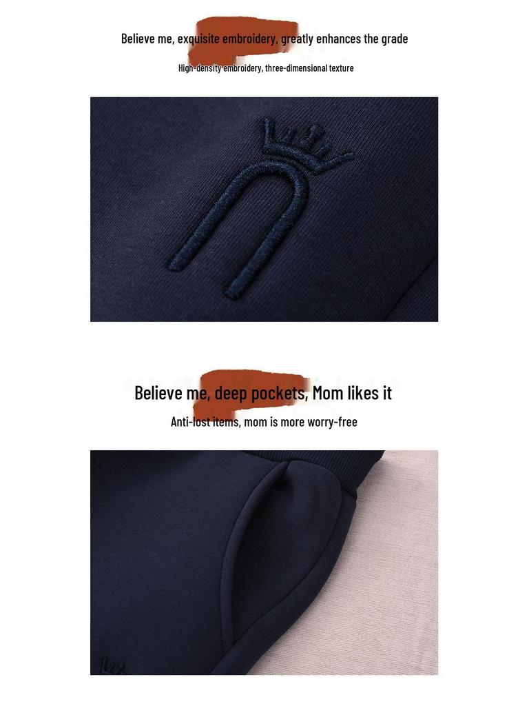 GAGN Women's Petite Fleece-Lined Chenille Jogger Pants - 2025 Autumn/Winter Collection