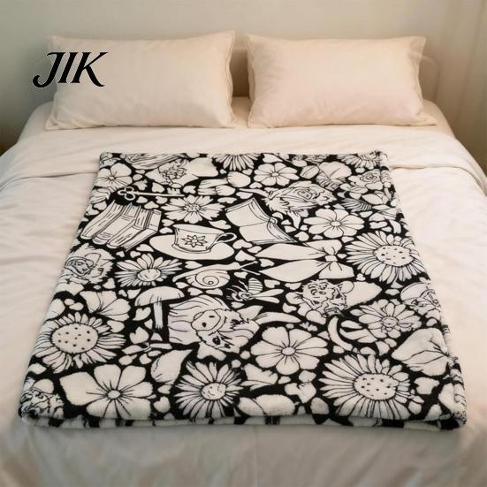 DIY Coloring Blanket for Parties Color Your Own Art Project with Markers Washable Gift Idea Craft Throw Home Decor Holiday Party Activity Unique