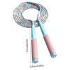 Jump Rope Adjustable Length Tangle Free Segmented Beaded Skipping Rope Fitness Jumping Rope for Kids Men and Women