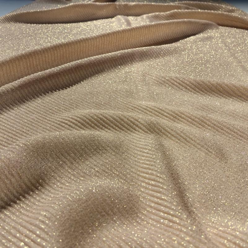 Women's Pleated Scarf Crinkle Cotton Long Muffler Crumpled Shawl Femme Hijab Golden Thread Shimmer Muslim Hijab