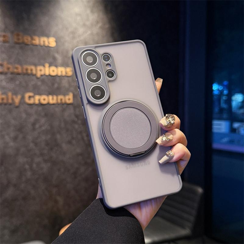 360 Rotating Bracket Magnetic For Magsafe Case For Samsung Galaxy S26 S25 S24 S23 FE Plus Ultra A37 A57 A56 A35 A55 A54 5G Cover