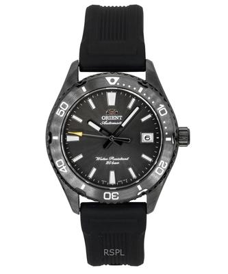 Mako Silikonarmband Schwarzes Zifferblatt Automatik Taucheruhr RA-AC0Q10N 200M Herrenuhr
