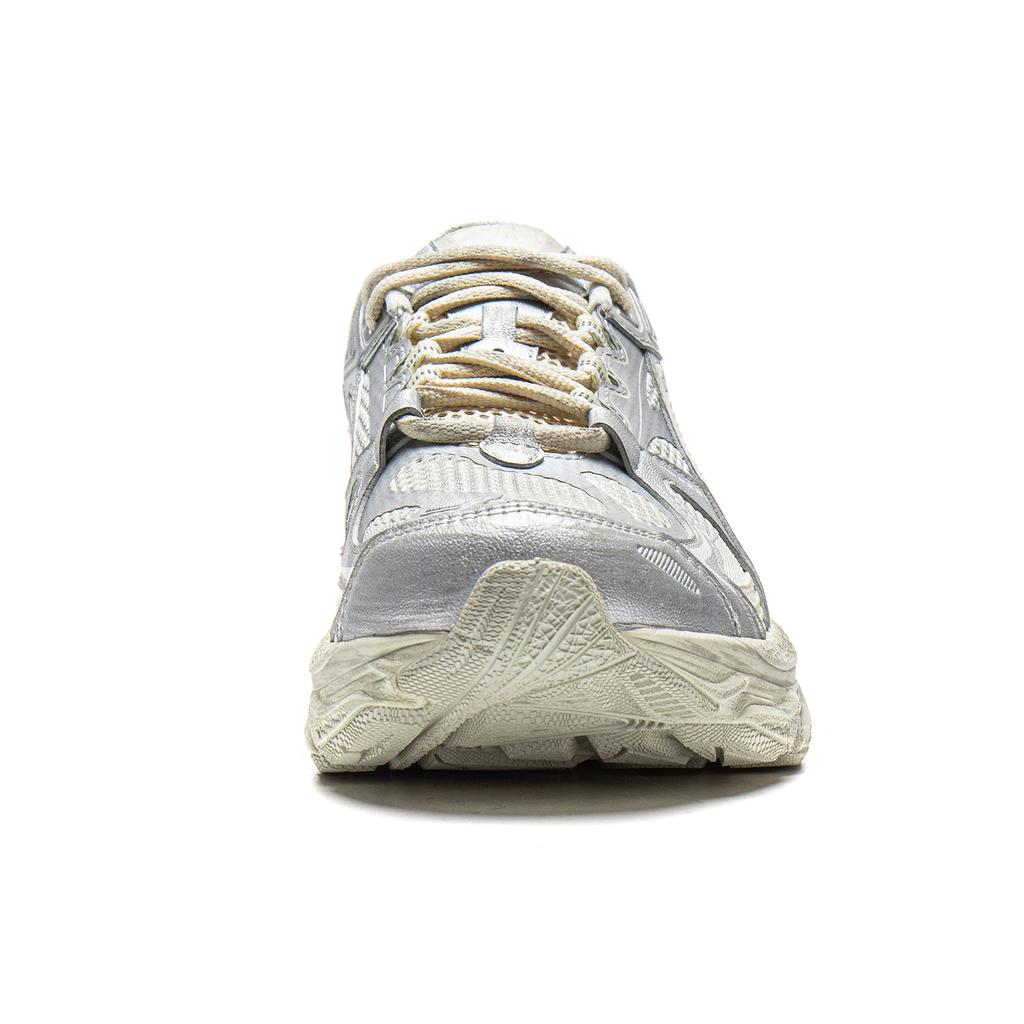 Li Ning Boom Support Cushioning Slip Resistant Abrasion Resistant Rebound Low Top Running Shoes Women's Silver Gray ARXV006-2