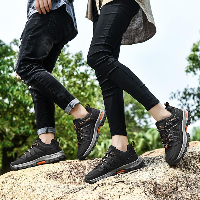 Comfortable Non-Slip Wear-Resistant Hiking Boots Autumn Winter Fashion Climbing Camping Walking Shoes for Couples Men Women