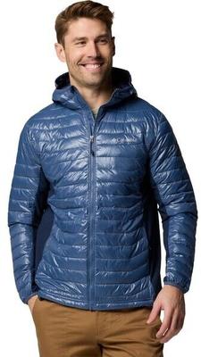 Jacket Powder Pass Hybrid Hooded Jacket (2126101) Dark Mountain/collegiate Navy