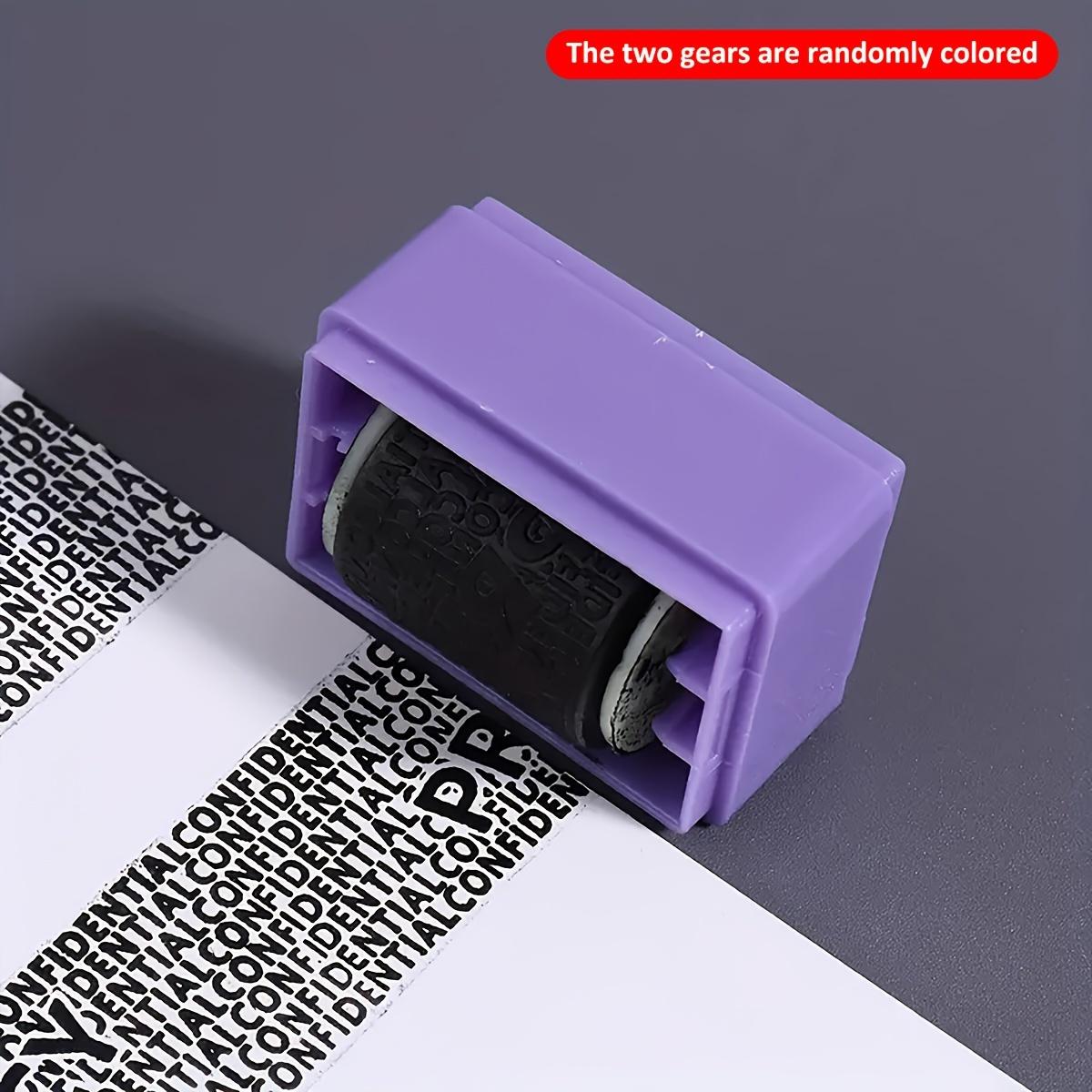 

Secure Your Data: Self-Inking Privacy Protection Stamp, Square-Shaped Confidential Identity Seal for Safe & Easy Document Shielding 1pc фіолетовий