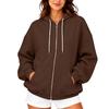 Women's Fall Casual Cozy Cardigan - Flattering Relaxed Fit Long Sleeve Knit Top for Everyday Wear