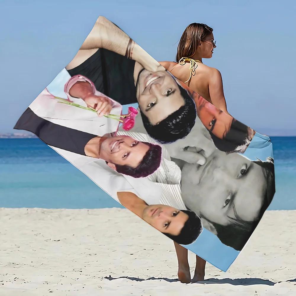 Chayanne Dance with Me Beach Towel Microfiber Sand-Free Quick Dry for Pool Gym Shower Camping - Gift Friendly