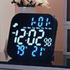 Alarm Clocks for Bedroom LED Digital Weather Clocks Desk Alarm Clock with Auto Dimming Day of Week Indoor Temperature