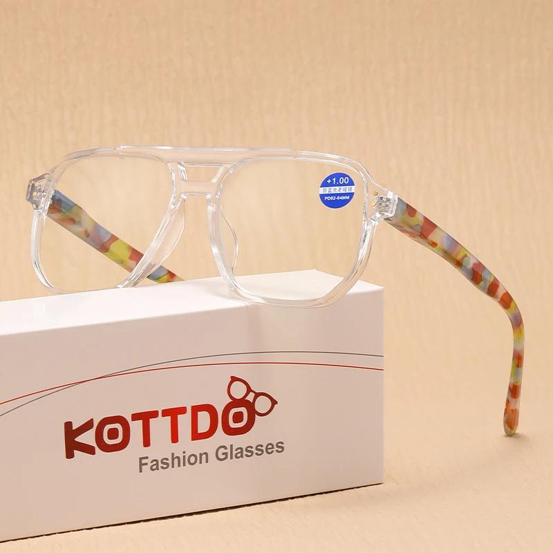 

Окуляри для читання у великій оправі Пресбіопія Чоловіки Жінки Антиблакитне світло Гіперметропія Комп’ютерні окуляри для читання Окуляри +1,5 +2,0 +2,5 +1.5 білий