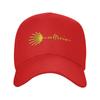 Custom Fashion Unisex Camino De Santiago Scallop Shell Baseball Cap Adult  Adjustable Dad Hat for Unisex Women Sun Protection