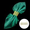100Pcs Napkin Button Rings Sparkling Rhinestones Inlaid 8-Row Design Napkin Fasteners Festive Tableware Accents