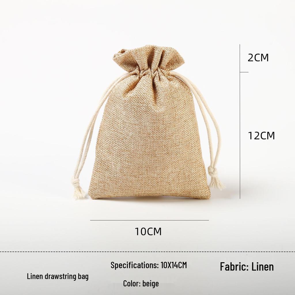 Custom Drawstring Wenwan, Cotton, Linen, or Rice Bag