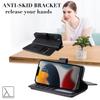 For iPhone 15 14 13 12 11 Pro Max Wallet Case[10 Card Slots]:Multi-Function,Flip Strap Zipper Card Holder Phone Case