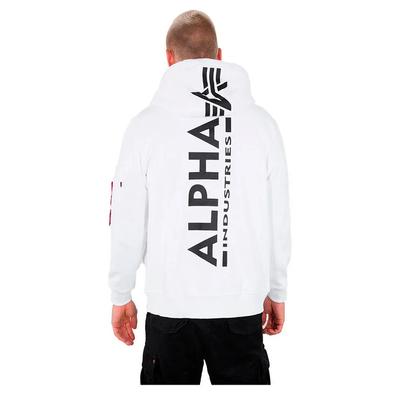 Alpha Industries Back Print Full Zip Sweatshirt