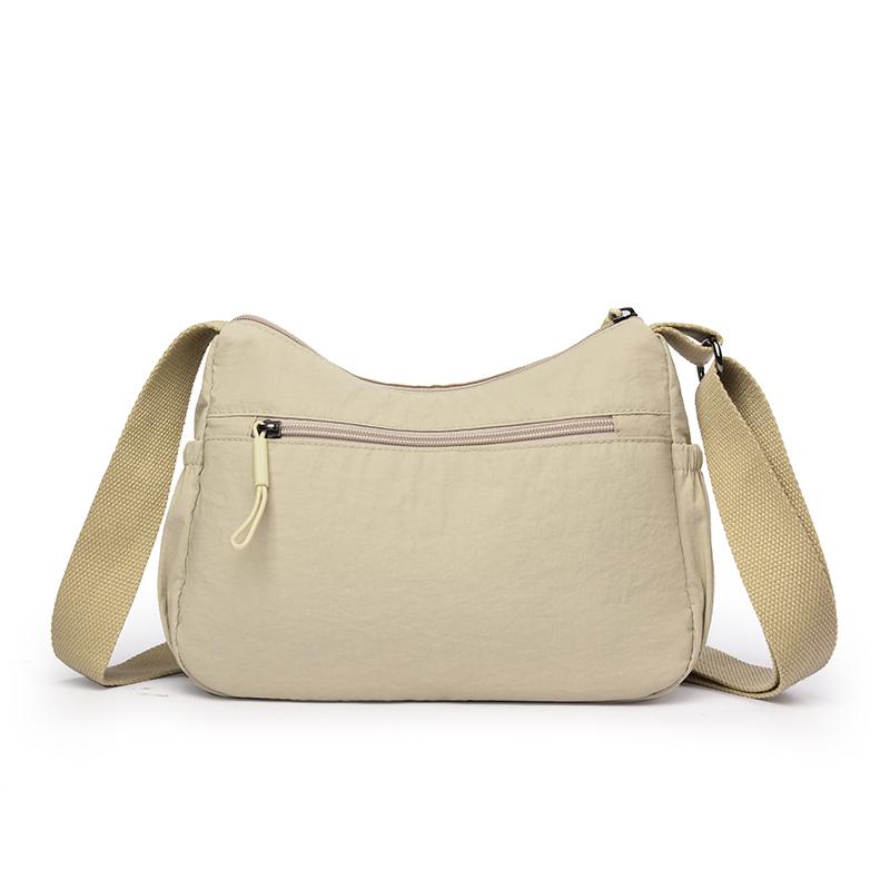 Crossbody Bag Women's Large Capacity Shoulder Bag Lightweight Multi-Layer Middle-Aged Mother Bag