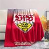 1 Stuk Stuttgart Voetbalclub Print Flanellen Deken Hoge Kwaliteit Warm Comfortabel Deksel voor Alle Seizoenen Perfect voor Cadeaus Woondecoratie