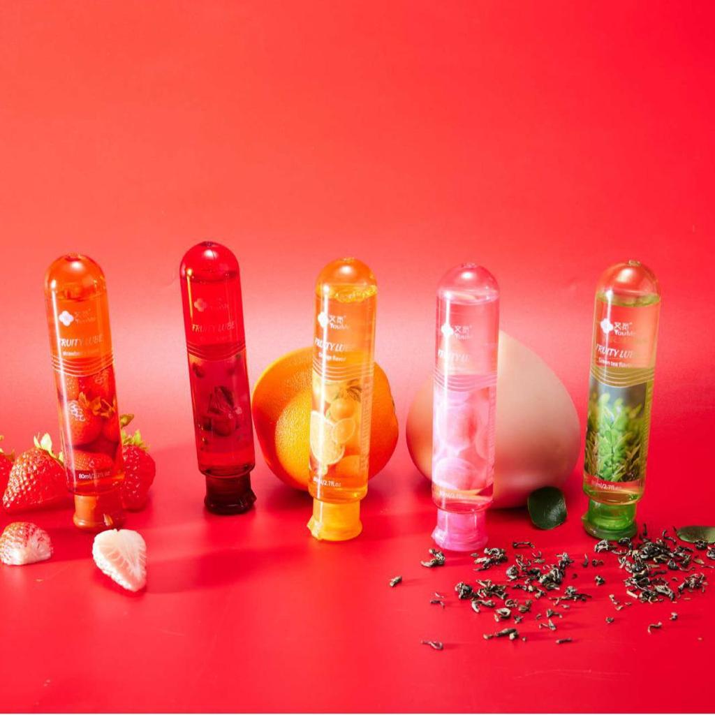 Youmi Fruchtgeschmack Wasserlöslicher Körpergleitstoff für Oralsex & Erwachsene Cross-Border Sexspielzeuge - Abwaschfreie Leckformel