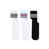 Black Stripe High-Elastic Over-the-Knee Thin Children's Summer Socks