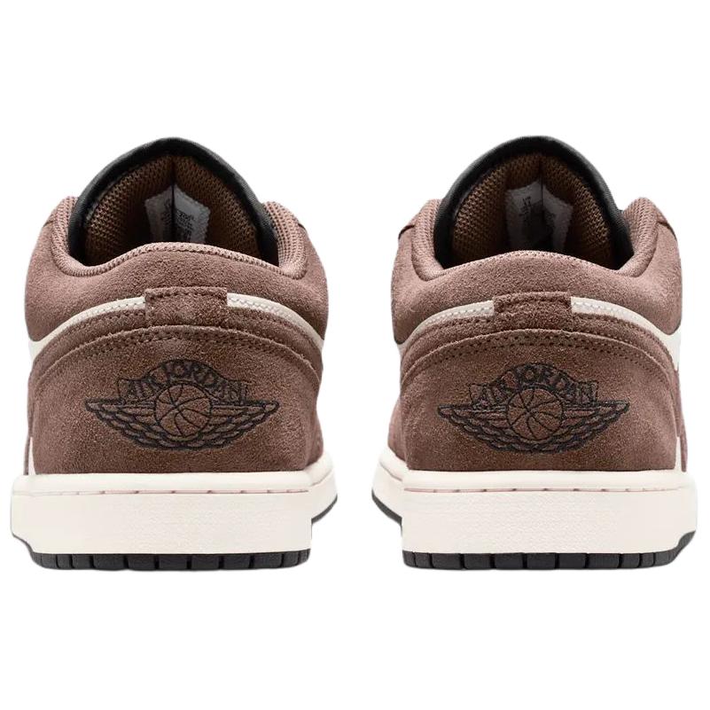 Air Jordan 1 Low Palomino Phantom Unisex Sneakers Brown Sail Black 553558-200
