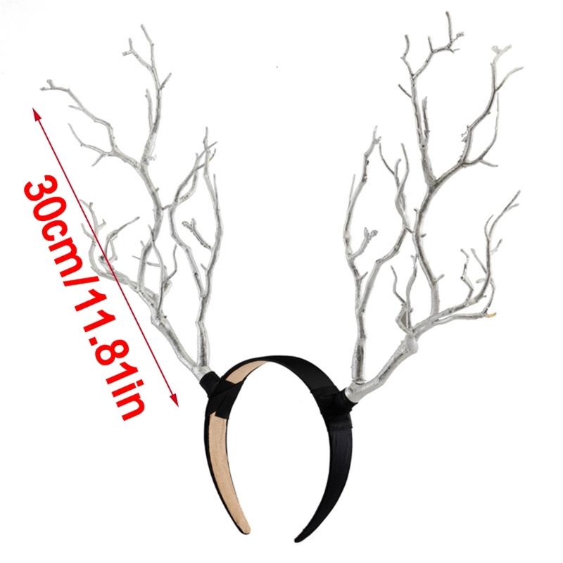 Bloody Branch Handmade Gothic Witch Bloody Headbands Hair Hoop for Live Shows