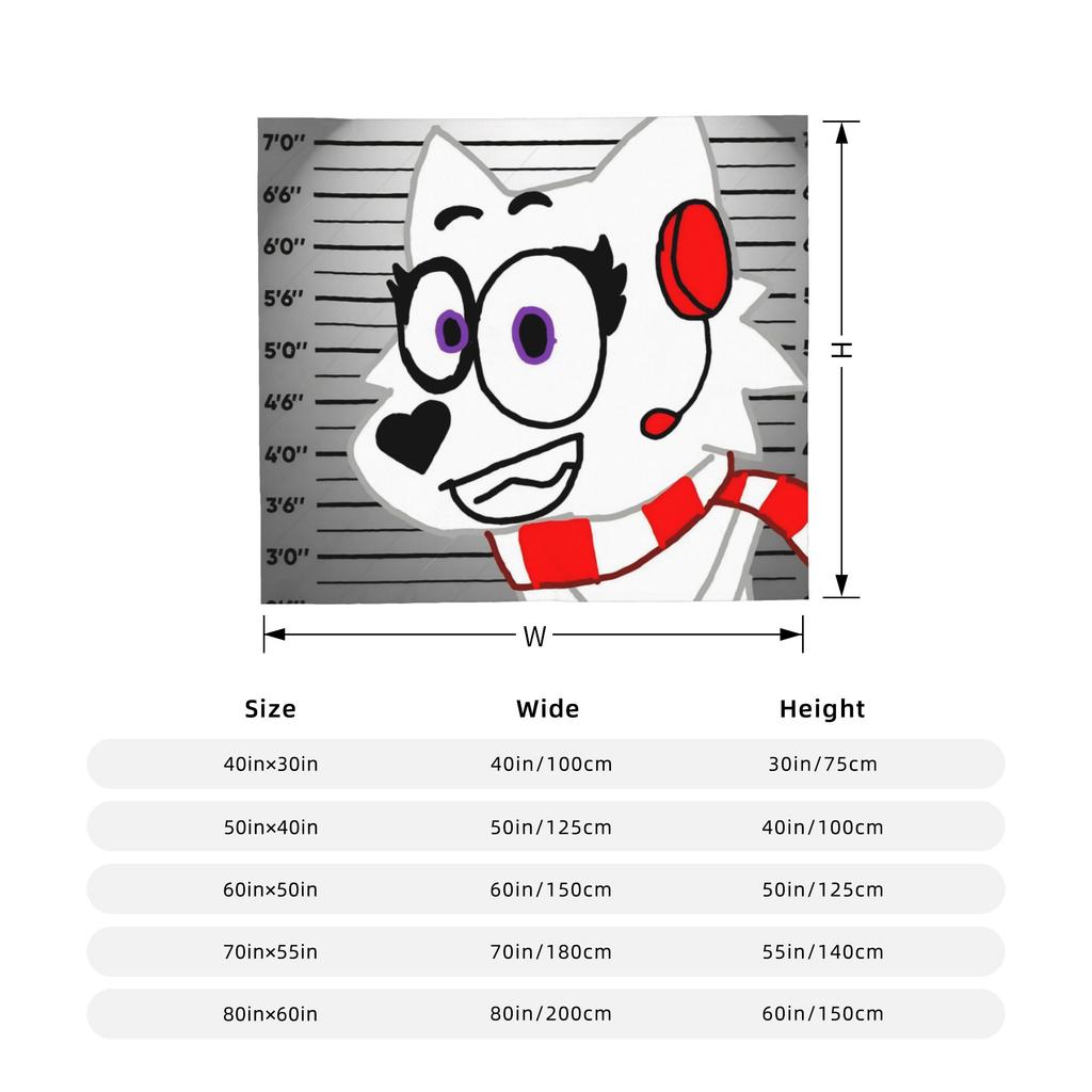 Tylers And Snowi Gaming Fleece Blankets Game Anime Customized Throw Blankets for Home Hotel Sofa 125*100cm Rug Piece