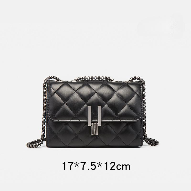 

Женские сумки-мессенджеры, винтажные черные сумки-кошельки с клапаном и сумки через плечо, высококачественные кожаные сумки на плечо, маленькая квадратная сумка