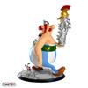 Figur - PLASTOY - Astérix Obélix mit Helmstapel und Idefix XL - Kunststoff - 22 cm