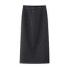 2025 Autumn/Winter Women's High-Waisted Sequin Midi Skirt – Slim-Fit, Fashionable, Hip-Hugging, Straight-Leg Design.