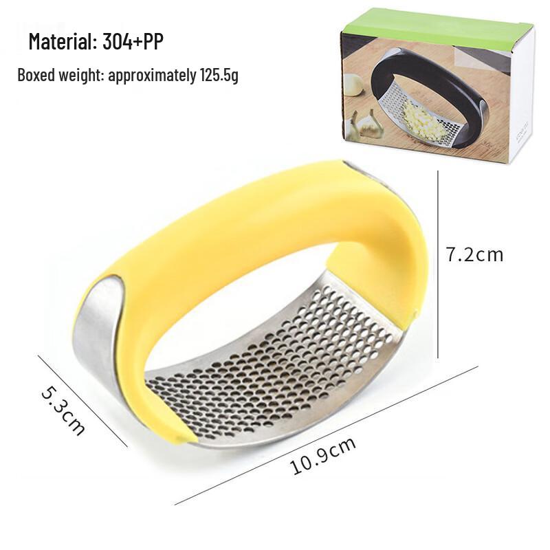 ZISIZ Edelstahlring Knoblauchpresse