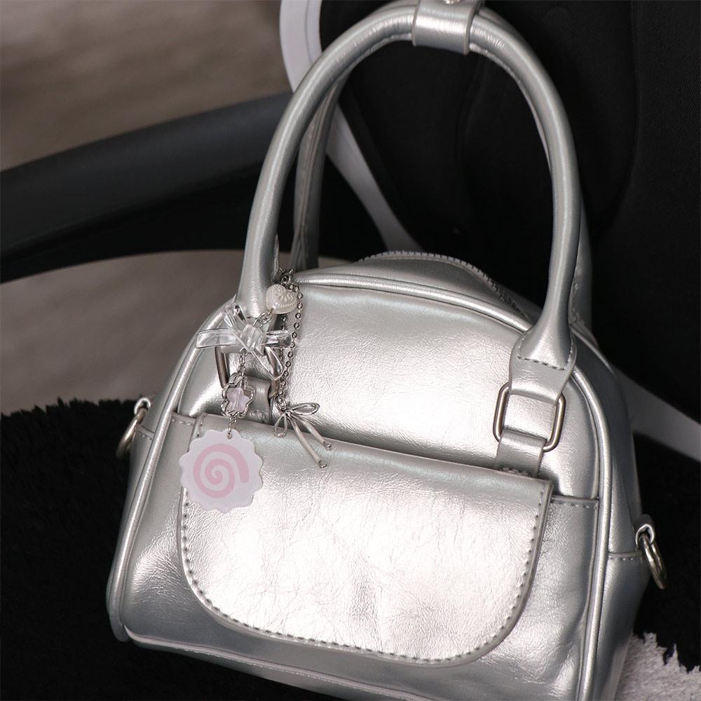 Pink Color Punk Keychain Lanyard Kawaii Style Fish Cake Keyring Harajuku Bag Pendant  Daily Use